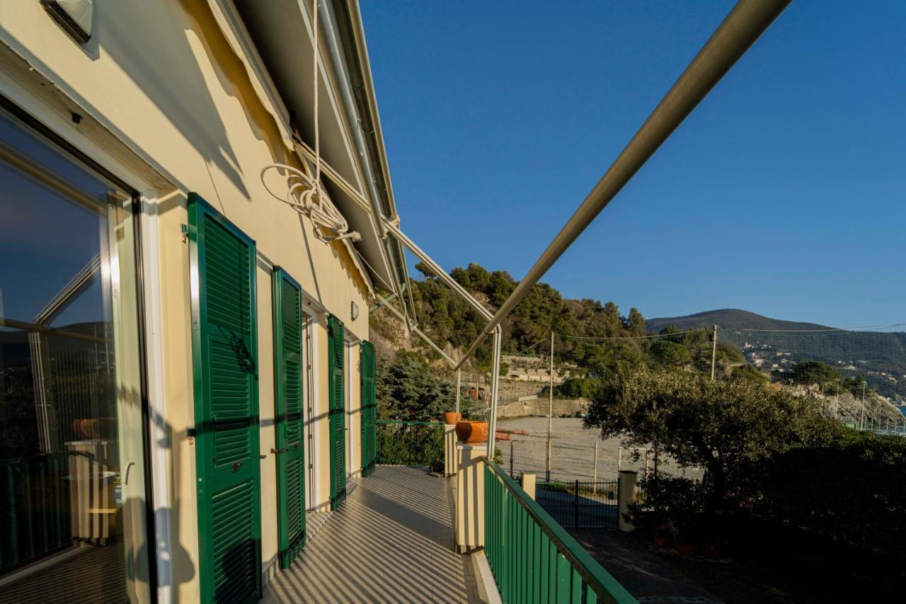 111 - Casa La Secca Vista Mare, 100Metri Dalla Spiaggia E Mare Moneglia Exterior photo